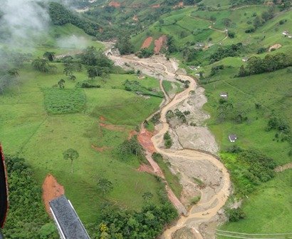 Vis&atilde;o a&eacute;rea de Alagoa - foto: Cap. Farler