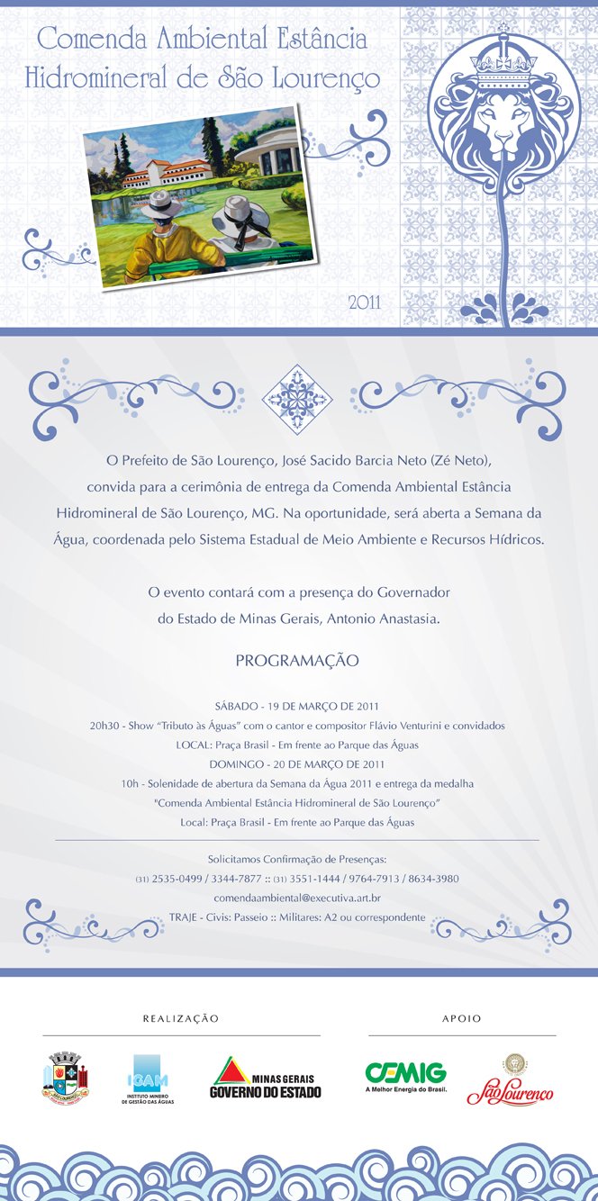 S&atilde;o Louren&ccedil;o comemora Dia Mundial da &Aacute;gua