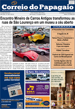 Leia agora o Correio do Papagaio - Edição 1999