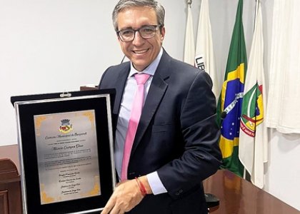 Câmara de Baependi concede Título de Cidadão ao jornalista e escritor Márcio Campos