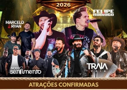 Expai 2026 promete movimentar São Vicente de Minas com grandes shows e tradição agropecuária