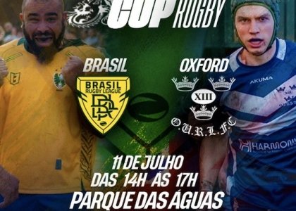 São Lourenço recebe confronto internacional entre Brasil e Universidade de Oxford no Rugby