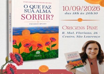Sarah Carvalho lança seu oitavo livro e convida leitores a descobrir o que faz a alma sorrir