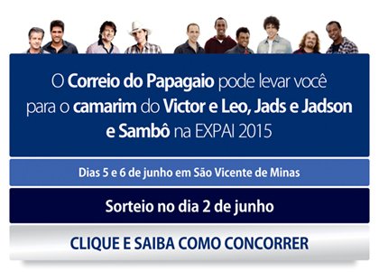 Concorra a entradas para o show e camarim de Victor e Leo, Jads e Jadson e Samb&ocirc;